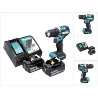 Makita DDF 487 RT accuboormachine 18 V 40 Nm borstelloos + 2x accu 5.0 Ah + lader
