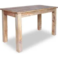 Prolenta Maison Exclusive - Eettafel, massief mahoniehout, 120x60x77 cm