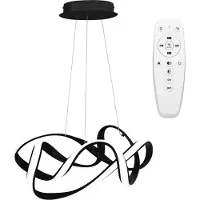 Toolight Moderne Led Plafondlamp Pilot Eve App820-cp Zwart