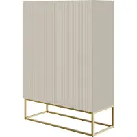 Selsey Commode Vesper | Design spaanplaat grijs 90x125x38 cm commodes | NADUVI