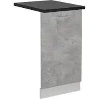 Vicco R-Line Vaatwasser deksel – 45 cm, WB Antraciet Beton