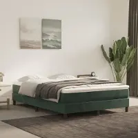 Syfax Pocketveringmatras medium 140x200x20 cm fluweel donkergroen