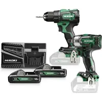 HiKOKI Gereedschap batterijen + laders, ZESTAW 18V KC18DEWFZ (DS18DD + WH18DD) 2x3.0Ah HITSYSTEM