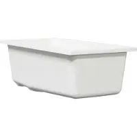 Syfax Keukenwasbak Wit 21 x 44 x 14 cm Graniet