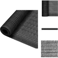 vidaXL Privacynet - HDPE - 150 g/m² - 1.2 x 10 m - Antraciet - Parasol