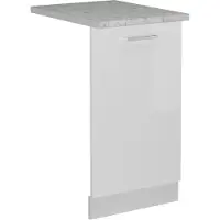 Vicco R-Line Vaatwasser deksel – 45 cm, WB Marmer Wit Hoogglans
