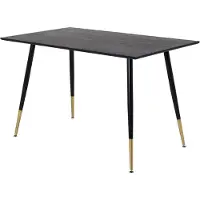 Venture Home Dipp eetkamertafel 85x120cm zwart.