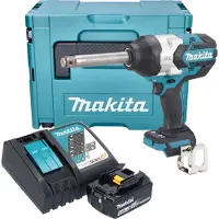 Makita DTW 1005 RG1J accu slagmoersleutel 18 V 1360 Nm 3/4" borstelloos + 1x oplaadbare accu 6.0 Ah + lader + Makpac