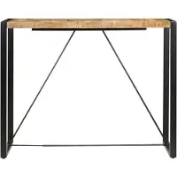 vidaXL - Bartafel - 140x70x110 - cm - massief - mangohout