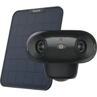 Reolink Argus 4 Pro - 4K Draadloze Batterij-buitencamera - 180° Zicht - ColorX Nachtzicht - Met Zonnepaneel 2 - Zwart