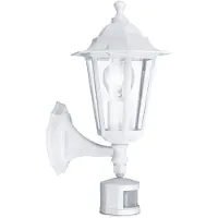 Eglo Laterna 5 Wandlamp Buiten - Bewegingssensor - 1 Lichts - Wit