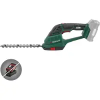 Parkside Accu Grasschaar en Struikenschaar - 20V - zonder accu - Toerental: 1200 tpm - Inhoud: grasschaar, struikmes - Exclusief accu en snellader
