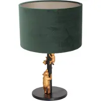 Steinhauer Design schemerlamp Animaux met groen velvet