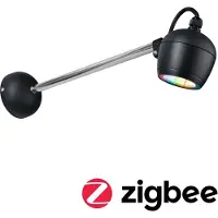 Paulmann Kikolo 94773 LED-buitenlamp (wand) LED 6.2 W Antraciet