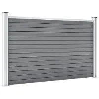 vidaXL Schutting 353x106 cm HKC grijs