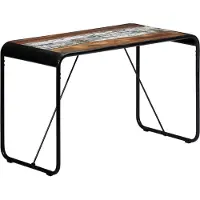 Syfax Eettafel 118x60x76 cm massief gerecycled hout