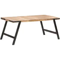 Syfax Eettafel 180x90x76 cm massief mangohout