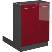 Vicco Fame-Line Keukeneiland – 60 cm zonder werkblad Bordeauxrode hoogglans