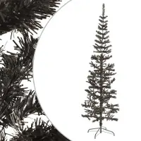 Prolenta Maison Exclusive - Slanke kerstboom, zwart, 240 cm