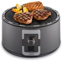 Trebs 99335 - Draagbare houtskoolgrill / Comfortcook met verstelbare ventilatie