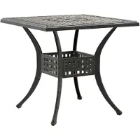 Syfax Tuintafel 80x80x75 cm gietaluminium bronskleurig