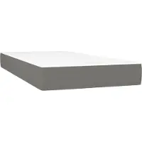 Syfax Pocketveringmatras medium 80x200x20 cm stof donkergrijs