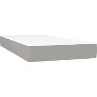 Syfax Pocketveringmatras medium 90x190x20 cm stof lichtgrijs