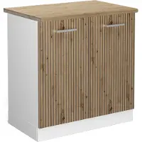 Vicco R-Line Wastafelkast – 80 cm, WB Eik Artisanaal eiken