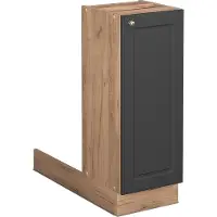 Vicco Fame-Line Keukeneiland – 30 cm zonder werkblad Antraciet-goud