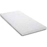 DS Produkte topdekmatras met visco-elastische koudschuimvulling - 160 x 200 x 4,5 cm - matrashoes, matrasbeschermer orthopedisch met memory foam effect
