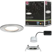 Paulmann Nova Inbouwlamp voor badkamer LED LED 6 W IP44 IJzer (geborsteld)