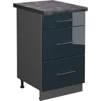 Vicco Fame-Line Ladeblokken – 50 cm, WB Antraciet Donkerblauw hoogglans