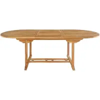 House Nordic Eettafel Salamanca uitschuifbaar | hout naturel 240x90x75 cm tuintafels | NADUVI