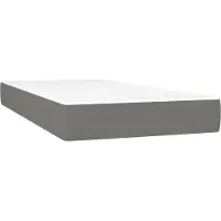 Syfax Pocketveringmatras medium 90x190x20 cm stof donkergrijs