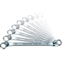 Stahlwille 96410407 2021-10-20 Dubbele ringsleutelset Sleutelbreedte (metrisch) 6 - 32 mm