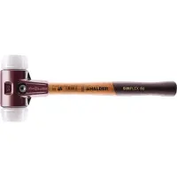 HALDER Kunststofhamer | lengte 330 mm hoofd-d. 40 mm | middelhard hout | superplastic wit | 1 stuk - 3007.040 3007.040