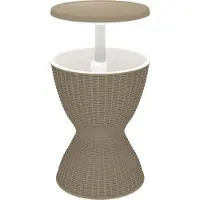 Syfax IJskoeltafel 3-in-1 polypropeen lichtbruin