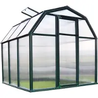 Palram Tuinkas Eco Grow 6x6 - Polycarbonaat 4mm/6mm - Groen - 197x204x198cm