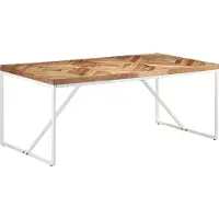 Syfax Eettafel 180x90x76 cm massief acaciahout en mangohout
