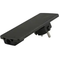 Sonstiges EVOline stekkerPlatte stekker, zwart, zonder kabel