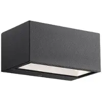 Nordlux Strakke wandlamp Nene zwart