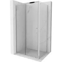 Mexen Apia douchecabine schuifdeur 120 x 80 cm, transparant, chroom - 840-120-080-01-00