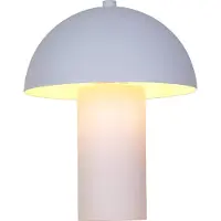 Nowa - tafellamp - BERT - wit - metaal - E14 - 51320107