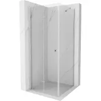 Mexen Lima douchecabine opklapbaar 100 x 100 cm, transparant, chroom - 856-100-100-01-00