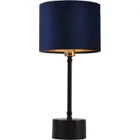 Lux.pro Tafel lamp 'Deventer', blauw, 1xE14, lamp, verlichting, nachtlamp. []