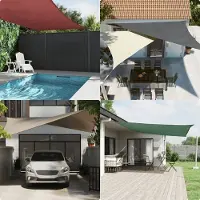 Prolenta Maison Exclusive - Zonnezeil, Oxford-stof, vierkant, 4,5 x 4,5 meter, bruin