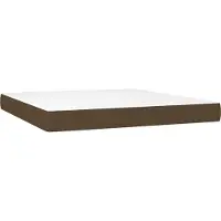 Syfax Pocketveringmatras medium 160x200x20 cm stof donkerbruin