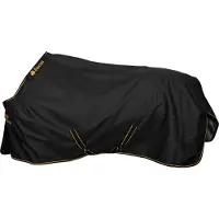 Bucas Regendeken Irish Turnout Extra - Black-gold - 195