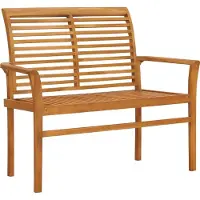 The Living Store : Tuinbank, 112 cm, massief teakhout