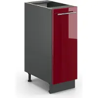 Vicco Fame-Line Apotheekkast – 30 cm zonder werkblad Bordeauxrode hoogglans